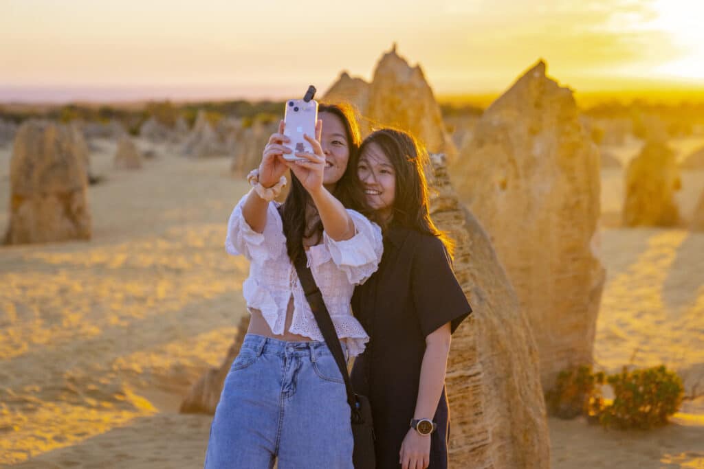 Sightseeing stops along the scenic drive leading to EV charging Kalbarri